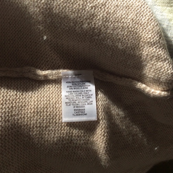 Leith Easy Circle Cardigan, XS, Tan Ethereal Hthr - Picture 5 of 5